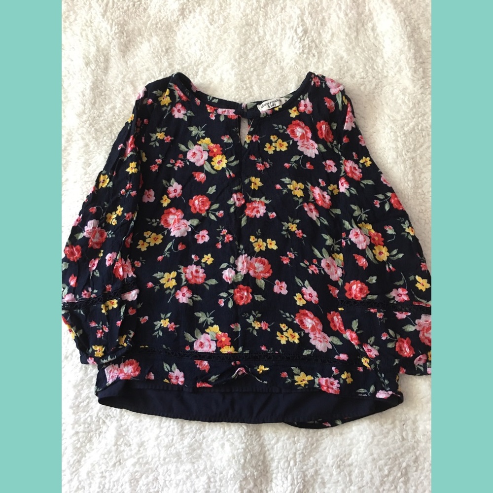 Abercrombie Kids Girls Floral Shirt